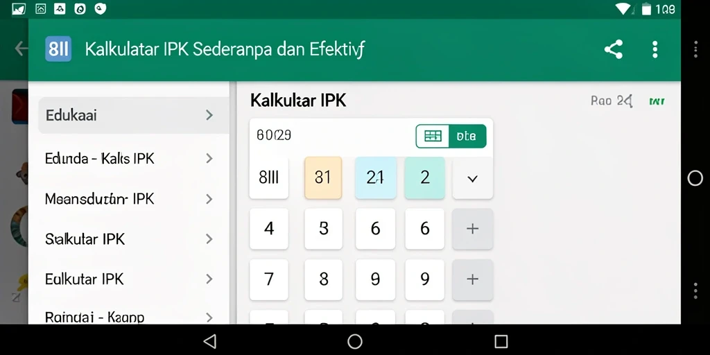 Tampilan antarmuka 8II yang user-friendly dan fungsional.