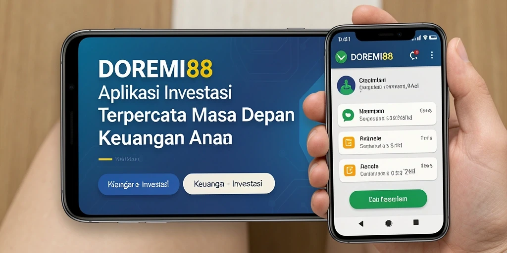 Tampilan antarmuka pengguna DOREMI88 yang menarik dan informatif.