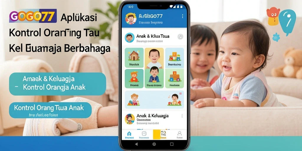 Tampilan antarmuka <strong>GOGO77</strong> yang menunjukkan kontrol orang tua secara real-time.