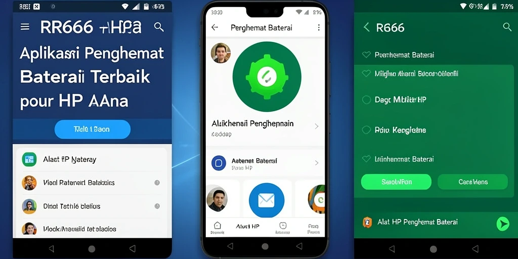 Antarmuka RR666 menampilkan fitur penghemat baterai yang menarik.