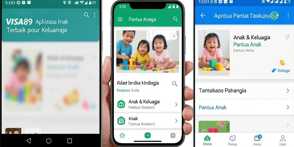 Antarmuka aplikasi VISA89 yang user-friendly dan informatif.